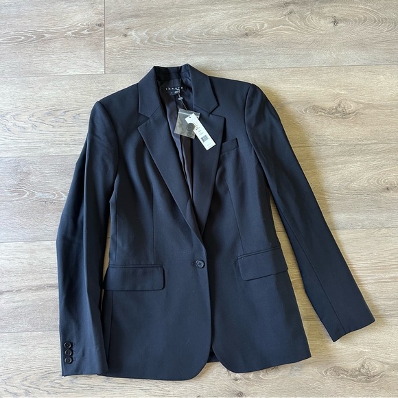 New Theory Wool Black Blazer Jacket Sz 0 Org. $475.00 - Picture 8 of 8